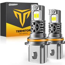 Lâmpadas LED Termitor 9007/HB5 40.000 LM 6500K à prova d'água, pacote com 2