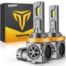 Lâmpadas LED Termitor H11 H9 50.000 lm 6500K à prova dágua Lâmpadas LED Termitor H11 H9 50.000 lm 6500K à prova dágua