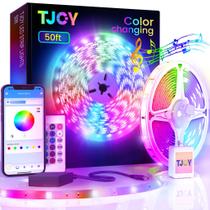 Lâmpadas LED TJOY 15m Bluetooth Music Sync RGB 180 LEDs Lâmpadas LED TJOY 15m Bluetooth Music Sync RGB 180 LEDs
