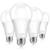 Lâmpadas LED TOBUSA A19 Sensor do crepúsculo ao amanhecer 11W 3000K 1200lm, pacote com 4 Lâmpadas LED TOBUSA A19 Sensor do crepúsculo ao amanhecer 11W 3000K 1200lm, pacote com 4