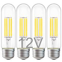 Lâmpadas LED TOKCON 12V 4W Daylight 5000K E26 40W, pacote com 4