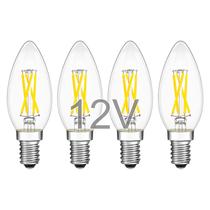 Lâmpadas LED TOKCON 12V Candelabra E12 4W 5000K Daylight