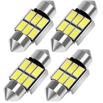 Lâmpadas LED TORIBIO 31mm 6000K Pure White Bright Interior Car Lâmpadas LED TORIBIO 31mm 6000K Pure White Bright Interior Car