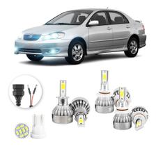 Lampadas Led Toyota Corolla 2003 A 2007 H3 Hb4 Hb3 20000lm