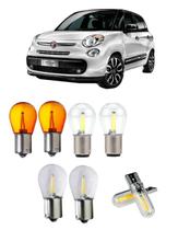 Lâmpadas Led Traseira Seta Ré Freio Fiat 500