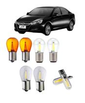 Lâmpadas Led Traseira Seta Ré Freio Jac J5 2012 a 2014 Lâmpadas Led Traseira Seta Ré Freio Jac J5 2012 a 2014