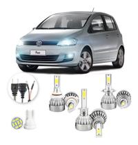 Lampadas Led Volkswagen Fox 2010 A 2014 Hb4 H1 H7 20000lm