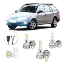 Lampadas Led Volkswagen Parati 2000 A 2002 H3 H1 H7 20000lm