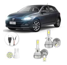Lampadas Led Volkswagen Polo 2018 A 2020 H1 H7 20000lm