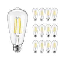 Lâmpadas LED WinSaled reguláveis 4W 4000K 450lm, pacote com 12
