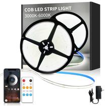 Lâmpadas LED Yeewhale 10m 6000K brancas reguláveis com controle remoto Lâmpadas LED Yeewhale 10m 6000K brancas reguláveis com controle remoto