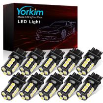Lâmpadas LED Yorkim 3157 T25 Super Bright White x10 Lâmpadas LED Yorkim 3157 T25 Super Bright White x10
