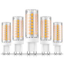 Lâmpadas LED Ziomitus G9 reguláveis 5W 3000K 600lm, pacote com 5