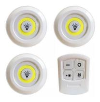 Lampadas Luminaria Led Spot Sem Fio Controle Remoto - CBC