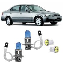 Lampadas Milha Civic 1999 2000 Efeito Xenon