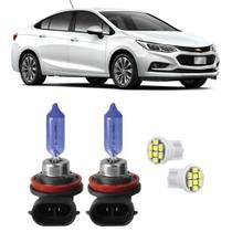 Lampadas Milha Cruze Sedan 2017 18 19 2020 Efeito Xenon
