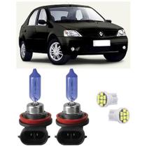 Lampadas milha logan 2007 2008 2009 2010 efeito xenon