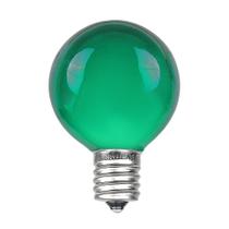 Lâmpadas Novelty Lights G50 Green E17 Base 7W, pacote com 25
