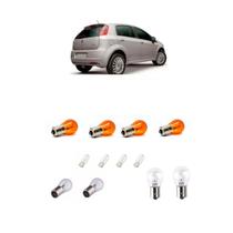 Lâmpadas Para Lanterna Traseira Seta Ré E Freio Fiat Punto 2009 Até 2016