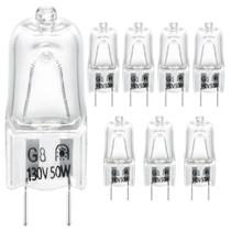 Lâmpadas para micro-ondas HUTUDAN 130V 50W, kit com 8 unidades, halógenas
