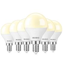 Lâmpadas para ventilador de teto BUBO 5,5 W 650LM E12 LED, pacote com 6 unidades 2700K