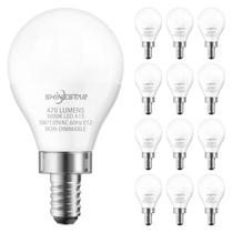 Lâmpadas para ventilador de teto SHINESTAR 12-Pack E12 5W 5000K A15