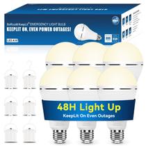 Lâmpadas recarregáveis de emergência BORCCdit KeepLit 6PK Lâmpadas recarregáveis de emergência BORCCdit KeepLit 6PK