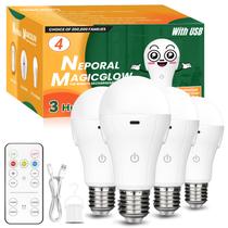 Lâmpadas recarregáveis Neporal MagicGlow 15W A19 LED Lâmpadas recarregáveis Neporal MagicGlow 15W A19 LED