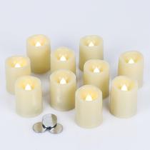 Lâmpadas Romance Flameless LED Votive Candles 10 unidades Timer