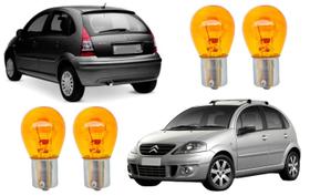Lampadas seta traseira dianteira c3 2002 03 04 05 a 2015 Lampadas seta traseira dianteira c3 2002 03 04 05 a 2015