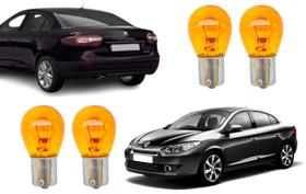 Lampadas seta traseira dianteira fluence 2011 a 2015