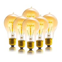 Lâmpadas Sevici Edison A19 40W 120V, pacote com 6 unidades reguláveis