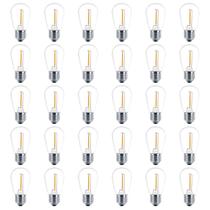Lâmpadas String Meconard S14 Edison 1W, pacote com 30, 2200K