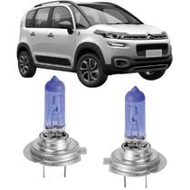 Lampadas super branca farol alto citroen aircross 2017