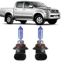 Lampadas super branca farol alto toyota hilux 2009 ate 2016