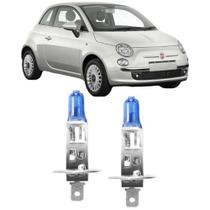 Lampadas super branca farol milha fiat fiat 500 2010 a 2013