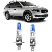 Lampadas super branca farol milha fiat palio weekend treking