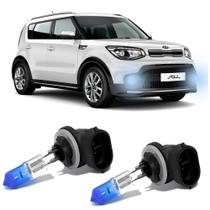 Lampadas Super Branca Farol Milha H27 Kia Soul Efeito Xenon