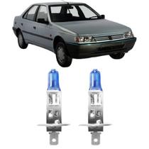 Lampadas super branca farol milha peugeot 405 todos h1