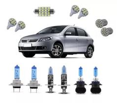 Lampadas Super Branca Led Gol Voyage Saveiro G5 Efeito Xenon