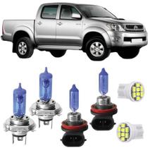 Lâmpadas Super Brancas 8500k Hilux 2015a 2017 H4 H11 Lâmpadas Super Brancas 8500k Hilux 2015a 2017 H4 H11