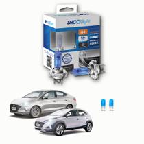 Lâmpadas Super Brancas Farol Hyundai HB20 S/X H4 8500k