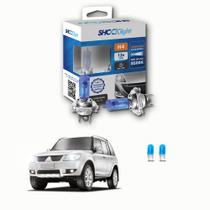 Lâmpadas Super Brancas Farol Mitsubishi Pajero TR4 H4 8500k