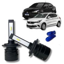 Lampadas Super Led Farol Baixo S14 H7 32w 6000k Fiat Argo e Cronos