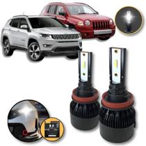 Lâmpadas Super Led Farol De Milha Jeep Compass 2008 a 2025 Lâmpadas Super Led Farol De Milha Jeep Compass 2008 a 2025