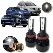 Lâmpadas Super Led Farol De Milha Mitsubishi Outlander 05/24