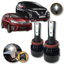 Lâmpadas Super Led Farol De Milha Nissan Livina 2017 a 2020