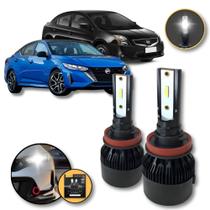 Lâmpadas Super Led Farol De Milha Nissan Sentra 2007 a 2024