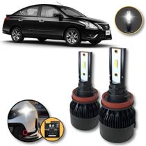 Lâmpadas Super Led Farol De Milha Nissan Versa 2016 a 2020