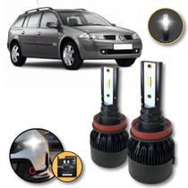 Lâmpadas Super Led Farol De Milha Renault Megane 2007 a 2010